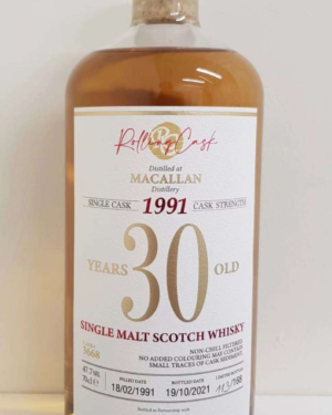 Macallan Single Malt Whisky 1991 30 Years Old