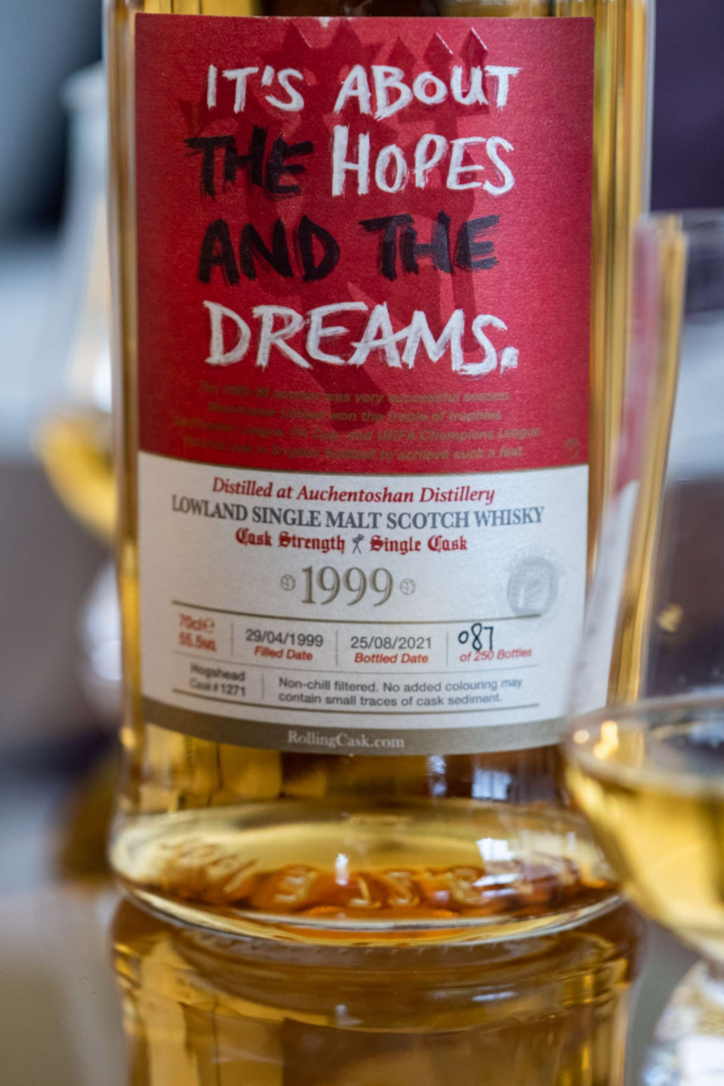 It's about the Hopes & Dream Manchester United 1999 Treble Champions - Auchentoshan Lowland Single Scotch Whisky - Image 2